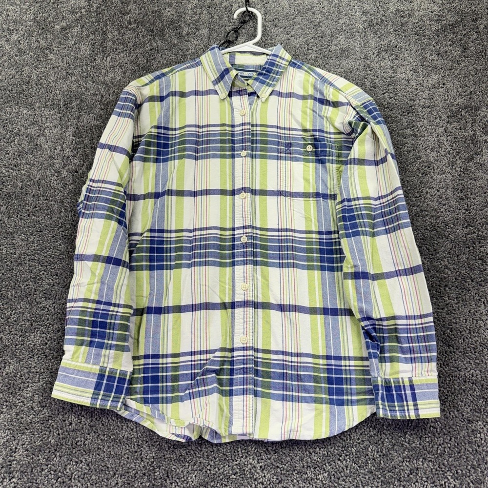 Twenty X Shirt Womens Large Multicolor Plaid Long Sleeve Button Down Cotton